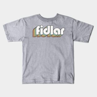 Fidlar / Rainbow Vintage Kids T-Shirt